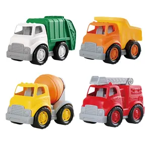 Playgo MIGHTY WHEELS COMBO DUMP TRUCK CITY BIN TRUCK FIRE ENGINE CEMENT MIXER