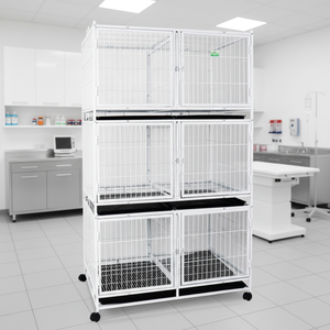 Gabbia per Cani e Gatti in Acciaio a Tubo Quadrato, Multistrato, Resistente, Ampio Spazio, Vendita all'Ingrosso - Product Image 5