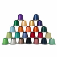 Mélange de café moulu Arabica de haute qualité compatible Nespresso, capsules en aluminium pour usage domestique, pour dosettes de café et K-Cups