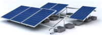Supports de montage photovoltaïques solaires en aluminium-magnésium galvanisé à chaud, type C, pour terrains ouverts, durée de vie de 20 à 25 ans