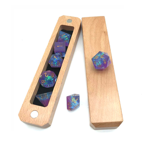 Juego de dados Dnd de resina de dados de <span class=keywords><strong>color</strong></span> mixto doble poliédrico D6 de bajo costo de herramientas - Product Image 3