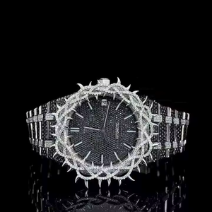 Reloj de Lujo con Diamante Moissanite Sofisticado, con Artesanía de Primera Calidad, Estilo Clásico y Detalles Radiantes para Eventos - Product Image 5