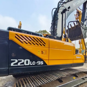 เครื่องจักรก่อสร้างขนาดใหญ่ Hyundai 220LC-9S รถขุดมือสอง 22 ตัน เครื่องยนต์ เกียร์บ็อกซ์ ผลิตในเกาหลี กำลัง 125 กิโลวัตต์ มอเตอร์ปั๊มไฮดรอลิก - Product Image 1