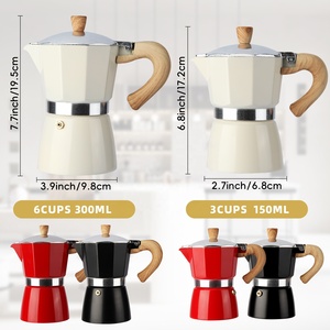 <span class=keywords><strong>Cafetera</strong></span> Clásica para Espresso, <span class=keywords><strong>Cafetera</strong></span> Moka para Preparar Café Italiano y Cubano, <span class=keywords><strong>Cafetera</strong></span> Greca, Cafeteras para 3 Tazas de Espresso - Product Image 3