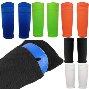En gros Accessoires de football respirants Manchons de compression pour mollets Chaussettes de football avec protège-tibias et poche - Product Image 2