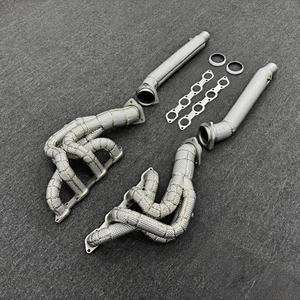 Высокопроизводительные выпускные коллекторы для Ferrari F430 4.3L 2005-2009 годов |   Нержавеющая сталь 304 с теплозащитным экраном |   Высокопроизводительный выпускной коллектор - Product Image 1