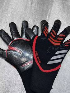 Nuevos Guantes de Portero Profesionales de Cuero de Alta Competición Látex Natural Media Caña Dedo Inverso Resistentes al Desgaste y Transpirables - Product Image 4