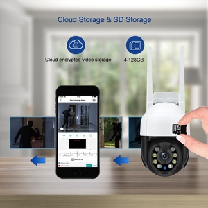 Kamera Wifi <span class=keywords><strong>Mini</strong></span> Keamanan Rumah Terbaru Hemat Biaya Tahan Air 3.0MP Lampu Ganda PST-C18B-3MP - Product Image 5