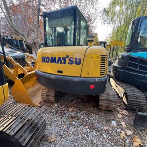 Excavatrice Komatsu PC56MR d'occasion, excavatrice sur chenilles Komatsu de 5 tonnes avec lame de bouteur, mini-excavatrice à bas prix à vendre - Product Image 3