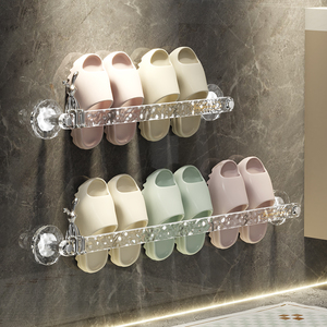 Hot Sale High Quality <b>Wall</b> <b>Mounted</b> <b>Shoes</b> Organizer bar Rack Nail Free Behind Door Bathroom <b>Shoes</b> <b>Storage</b> Rack - Product Image 4