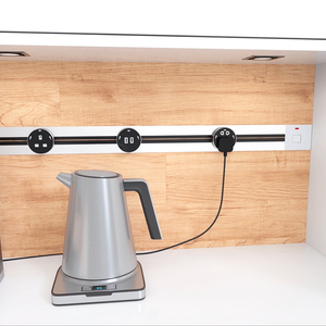 Nuevo Enchufe de Corriente Extraíble <span class=keywords><strong>Eurob</strong></span>, Enchufe de Cocina con 4 Adaptadores de Enchufe del Reino Unido - Product Image 2