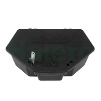 Station d'appât pour souris sécurisée et verrouillable en PP, résistante aux intempéries, avec clé de sécurité, pour usage intérieur et extérieur, prise en charge du logo personnalisé
