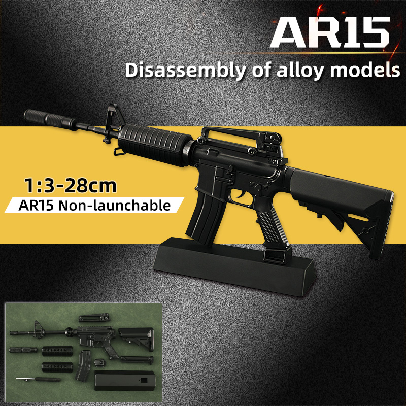 精巧1/3スケール　ミニチュアライフル　AR15 Mg Amazon.co.jp: GoatGuns ミニチュア AR15モデル FDE (フラット