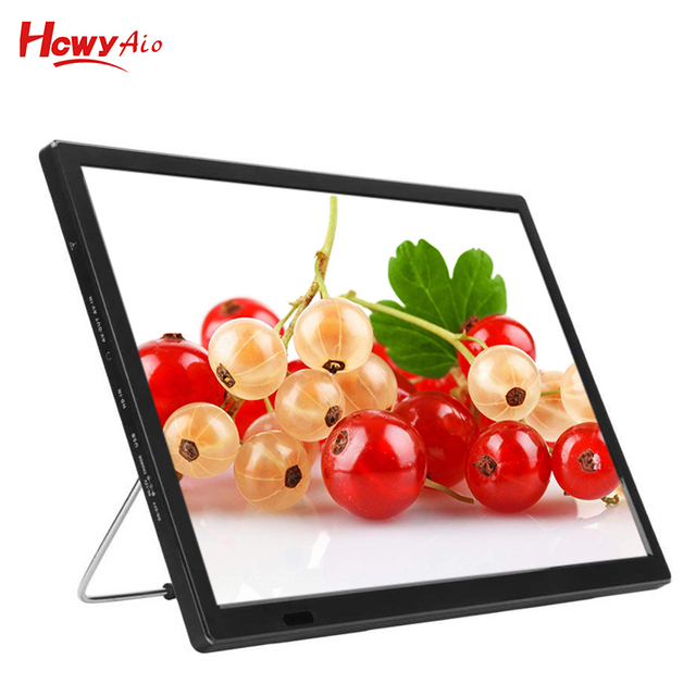 15.4'' 1280*800 Portable Digital AV TV USB TF Port Television 15.4inch Smart TV DVB-T2 MTK+Amlogic 1+8G With 4000mah