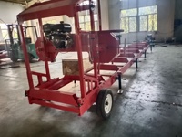 Alat Pertukangan Kayu Gergaji Pita Hidrolik Diesel Portabel untuk Menggergaji Kayu Gelondongan Dijual