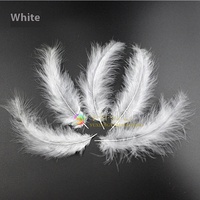 Vente en gros transfrontalière de plumes de queue pointue Boa attrape-rêves en plumes de dinde avec boule d'onde lumineuse pour les mariages