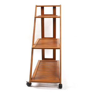 Movable flower stand/storage rack, multi-tiered indoor tiered <b>plant</b> and succulent planter stand for balcony and living room. - Product Image 4