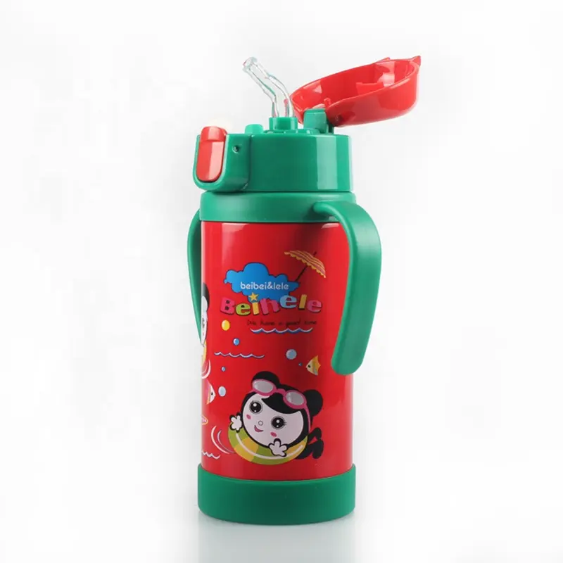 2024 Ebay новый дизайн детский насос с логотипом из нержавеющей стали бутылка для воды для детей