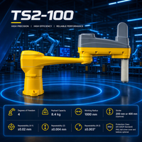 Bras robotisé industriel Staubli TS2-100, charge utile de 8,4 kg, portée de 1000 mm, pour l'automatisation de la préhension et du placement à grande vitesse, robot SCARA