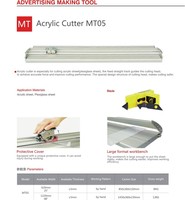 Coupe-acrylique manuel pour la découpe de feuilles d'acrylique et de plexiglas, taille 700 mm, coupe-acrylique MT05