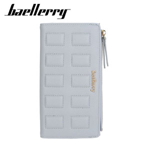 Baellerry Women's Long <b>Wallet</b> Light Blue PU Leather Zipper Card <b>Holder</b> 7 Inch Everyday Use - Product Image 5