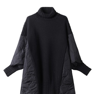 Ingrosso Inverno 2026 Nuovo Maglione a Collo Alto Color Caffè Spesso e Largo da Esterno alla Moda con Cuciture Ringiovanenti Top da <span class=keywords><strong>Donna</strong></span> - Product Image 5