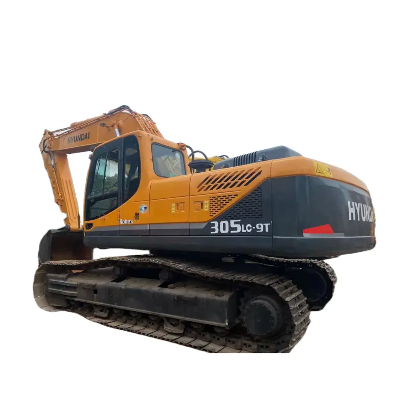 High Quality HYUNDAI R305LC-9T Used Excavator 30ton Large Crawler Backhoe Road construction Excavators R 305 For Sale