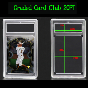 SUNSHING Estuche para Tarjetas Graduadas de 20pt y 35pt, 64x90mm, Lámina Ultrasónica para Tarjetas, Tamaño de Etiqueta 63x19mm, Estuche Acrílico para Tarjetas Coleccionables - Product Image 4