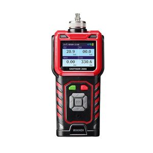 Nouveau détecteur de gaz portable industriel 4-en-1 O2/CO/H2S/EX avec écran LCD et indice de protection IP66 - Product Image 1