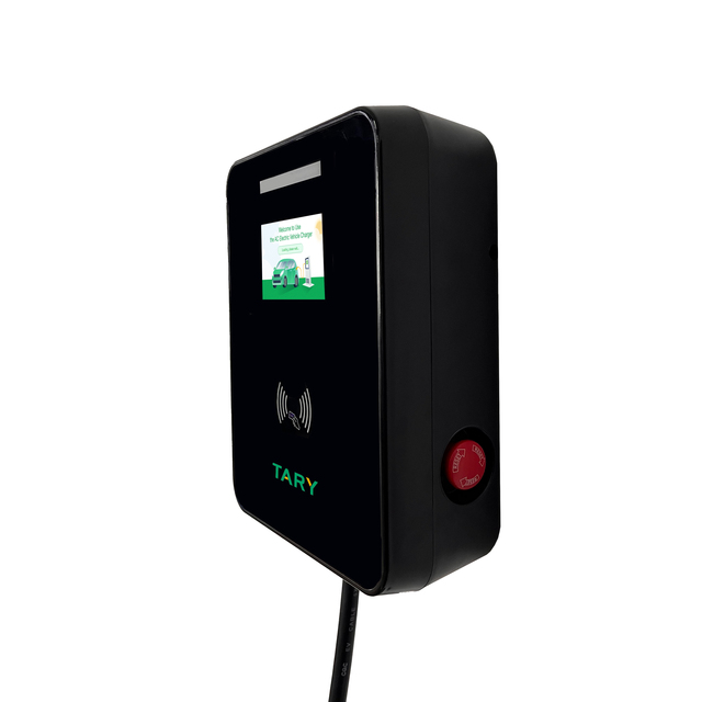22KW Charging Station AC EV Wall Mounted Charger APP RFID Card Plug and Play Function