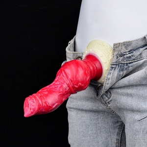 Precio de Fábrica, el Último Modelo de Dildo de Silicona con Forma de Pene Grande, Dispositivo de Masturbación Femenina con Forma de Animal, Juguete Sexual - Product Image 3