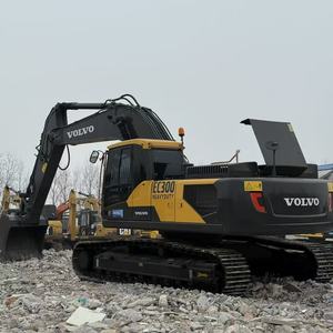 Excavatrice hydraulique sur chenilles Volvo EC300 d'occasion, machine de construction d'origine, 30 tonnes, EC290, EC240, EC250, grande pelle d'occasion - Product Image 2