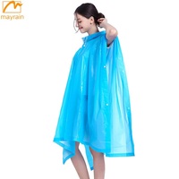 Meilleur prix haute qualité PEVA imperméable coupe-vent pluie poncho imperméable pour adultes hommes femmes extérieur moto poncho vêtements de pluie