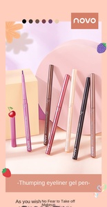 Crayon Gel Eyeliner Couleur Éclatante NOVO – Ultra-Fin, Imperméable, Anti-Transpiration et Anti-Bavures pour Définir les Yeux et les Cils Inférieurs - Product Image 6