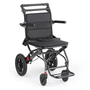 Portable Travel Folding Walker Wheelchair For Disabled People