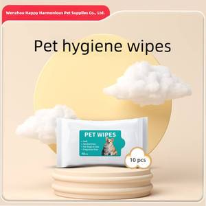 Marque privée personnalisée 10 pièces Portable <span class=keywords><strong>chien</strong></span> chat corps toilettage nettoyage biologique non parfumé <span class=keywords><strong>lingettes</strong></span> <span class=keywords><strong>pour</strong></span> animaux de compagnie biodégradables <span class=keywords><strong>lingettes</strong></span> humides <span class=keywords><strong>pour</strong></span> animaux de compagnie - Product Image 3