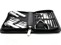 Ensemble complet d'outils de soin des ongles en acier inoxydable pour le soin quotidien et le set de manucure et pédicure de salon