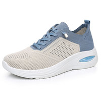 Collection Printemps-Été 2025 TUME – Chaussures décontractées pour femme à semelle épaisse et coussin d'air, nouveau coloris assorti, style transfrontalier