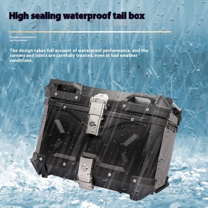Caja Superior para Motocicleta, 28L 32L 36L 45L 55L 65L 80L 100L, Caja Trasera <span class=keywords><strong>de</strong></span> Aluminio para Almacenamiento, en Oferta - Product Image 2