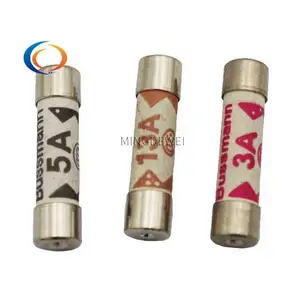 thermal car Fuse 254x63mm-6X25 mm Applied BS1362 Electrical 1A 2A 3A 5A 7A 10A 13A 240V fusible fuse link
