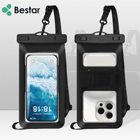 Pochette Téléphone Étanche IPX8 Extérieure avec Fermeture Éclair, Sac Étanche Tactile Sous-Marin pour Téléphone, Brassard et Cordon – Essentiels de Natation