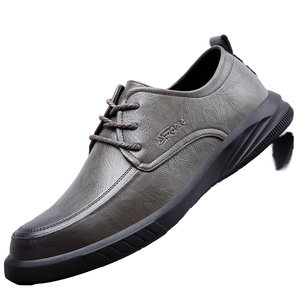 Chaussures habillées formelles à lacets pour hommes en cuir PU, prix d'usine, livraison directe, printemps été automne - Product Image 1