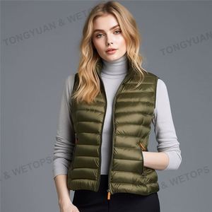 Logotipo personalizado/Fabricantes de ropa personalizada al por mayor <span class=keywords><strong>mujer</strong></span> <span class=keywords><strong>chaleco</strong></span> sin mangas ultraligero abajo chaqueta señoras <span class=keywords><strong>chaleco</strong></span> acolchado - Product Image 2