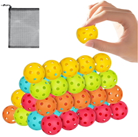 Balles de pickleball miniatures personnalisées, haute qualité, EVA thermoformé, 26 trous, durables, 41 mm, pour entraînement sportif et divertissement