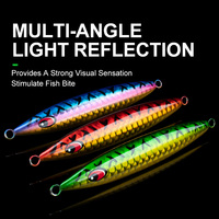 250g300g400g 500g600g Umpan Jigging Laut Dalam Slow Pitch untuk Ikan Besar, Bersinar UV, Umpan Jig Casting Slow, Umpan Pancing Air Asin