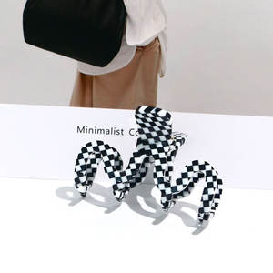 คลิปหนีบกระดาษเซลลูโลสอะซิเตท,คลิปหนีบผมทรงกรงเล็บโลหะอินเทรนด์สำหรับผู้หญิงผมผอมแฟชั่น<span class=keywords><strong>2022</strong></span> - Product Image 3