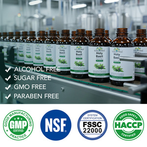 SOLOTREE Integratore Liquido Vegano Senza Alcool con Estratto di Tulsi (Basilico Sacro) a Marchio Privato per Calma, Concentrazione e Supporto Immunitario - Product Image 4