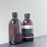 30ml 60ml 100ml 250ml 300ml 500ml Flacon pulvérisateur à gâchette noir blanc Flacon à paille avec pompe à gâchette en bambou