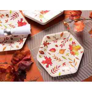 Disposal Paper <b>Plate</b> Pack Inches CMYK 9 Theme Party Decorations Christmas Holidays - Product Image 2