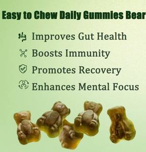 Gomitas Veganas de Superalimentos Verdes - Multivitaminas y Minerales Diarios Todo en Uno - Energía Natural, Salud <span class=keywords><strong>Intestinal</strong></span> e Inmunidad - Deliciosas - Product Image 4